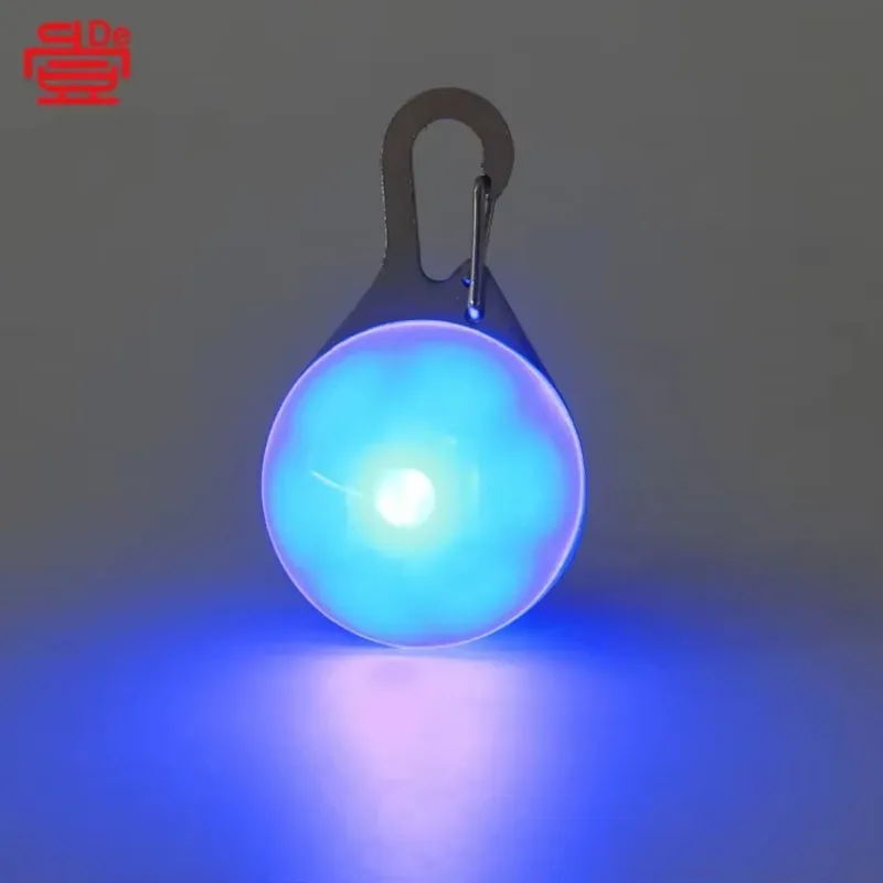 USB charging dog luminous pendant, night dog walking anti-lost flash tag LED pet luminous pendant 3