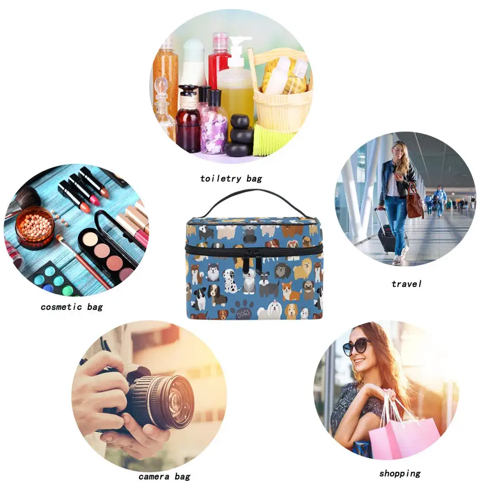 Borsa cosmetica a forma di nuvola, 1 pezzo borsa cosmetica grande in PU con cerniera e grafica lettera beige, riutilizzabile, per trucco e accessori da bagno, adatta come regalo di San Valentino