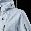 JNLN Unisex Rain Coat Hiking Camping Trekking Mountaineering Waterproof Jackets Men Women Outdoor Sporty Windproof Windbreaker