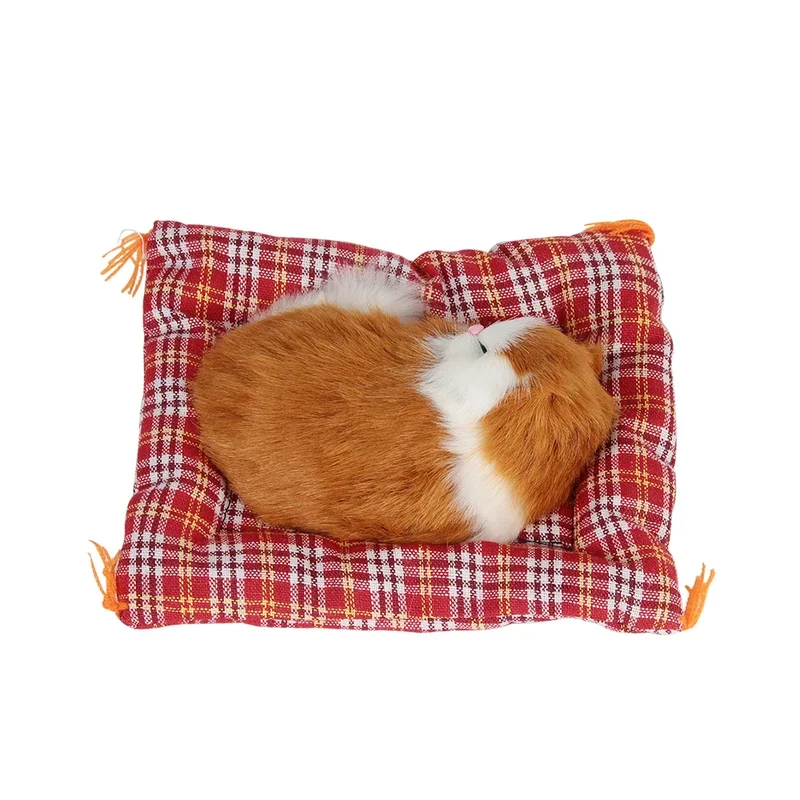 Car Decoration Accessories Lovely Plush Kittens Doll Toy Home Decoration Car-styling Car Ornaments Cute Simulation Sleeping Cats Dashboard Decoration