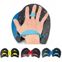 Professional Swimming Paddles Swim Practice Correction Paddling Tools Durable Adjustable Silicone Hand Webbed Gloves Adult Child 1