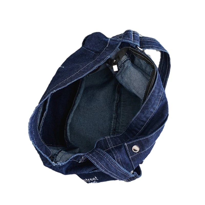 Shoulder Bag for Women Multifunctional & Stylish Denims Crossbody Bag Vintage Denims Shoulder Bag for Everyday Use Gift E74B