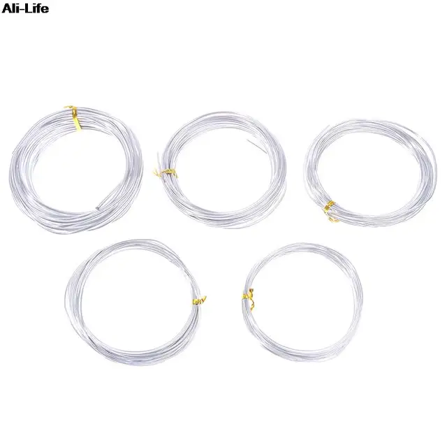 Bonsai Huzalok Eloxált Alumínium Edzőhuzal Összesen 16,5 Láb (Ezüst) - Image 4