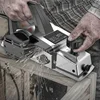 Electric Planer Wood Cutter Electric Saw Carpenter's Plane Portable Planer with 82mm Planing Width 2mm Planing Depth 220V 6