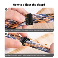 Braided Loop Strap For Apple Watch Band 46mm 44mm 40mm 45mm 49mm 41mm 42mm Magnetic Bracelet iWatch Series 10 SE 9 8 7 6 Ultra 2 - Image 4