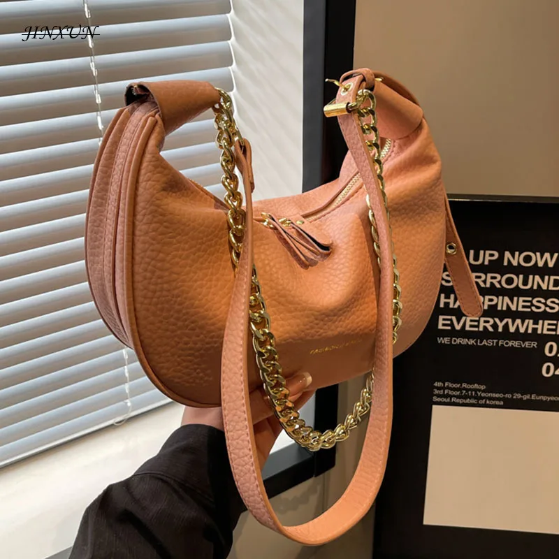 

Large capacity bag for women in 2024 high-end texture fashionable and versatile single shoulder crossbody bag chain dumpling bag