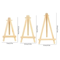 5/10pcs Mini Wooden Easel Stands Wedding Table Place Cards Holders Wooden Name Place Card Display Easels For Wedding Table Decor 4