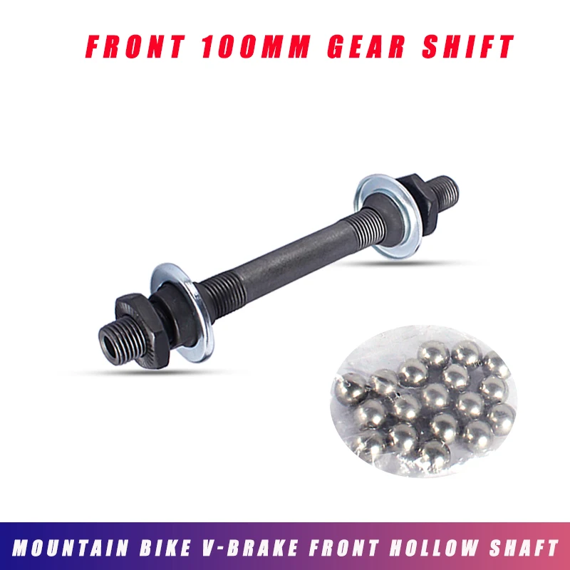 Novatec-Rear Axle for Mountain Bike, Quick Removal, Hollow Axle, Loose Bead, Flower Drum, Fixed Axle, 100mm, 130mm, 135mm