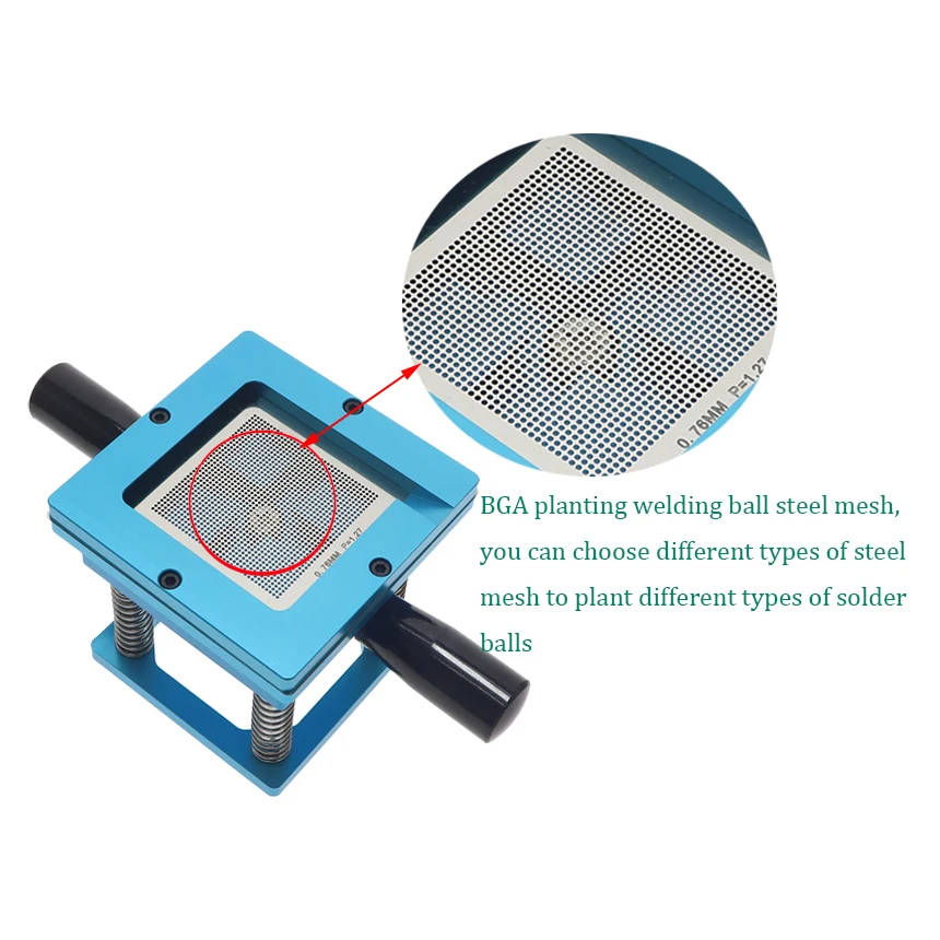 90mm BGA reballing station with Universal Stencil kit solder ball repair tools Reballing Repair Stencil Soldering Station Kits 2