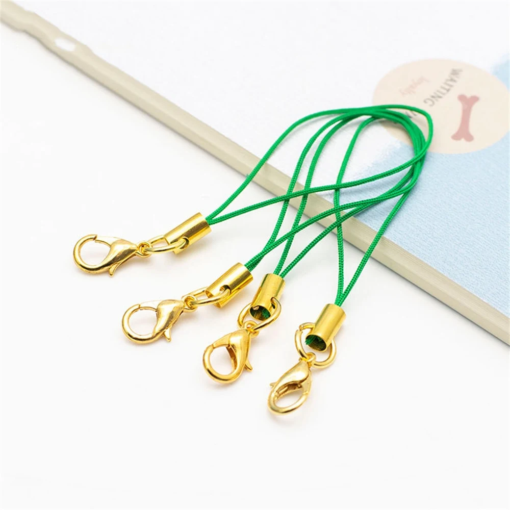 Lanyard Strap Cords with Lobster Clasp for DIY Jewelry and Keychain Accessories - Set of 50/100 Pieces