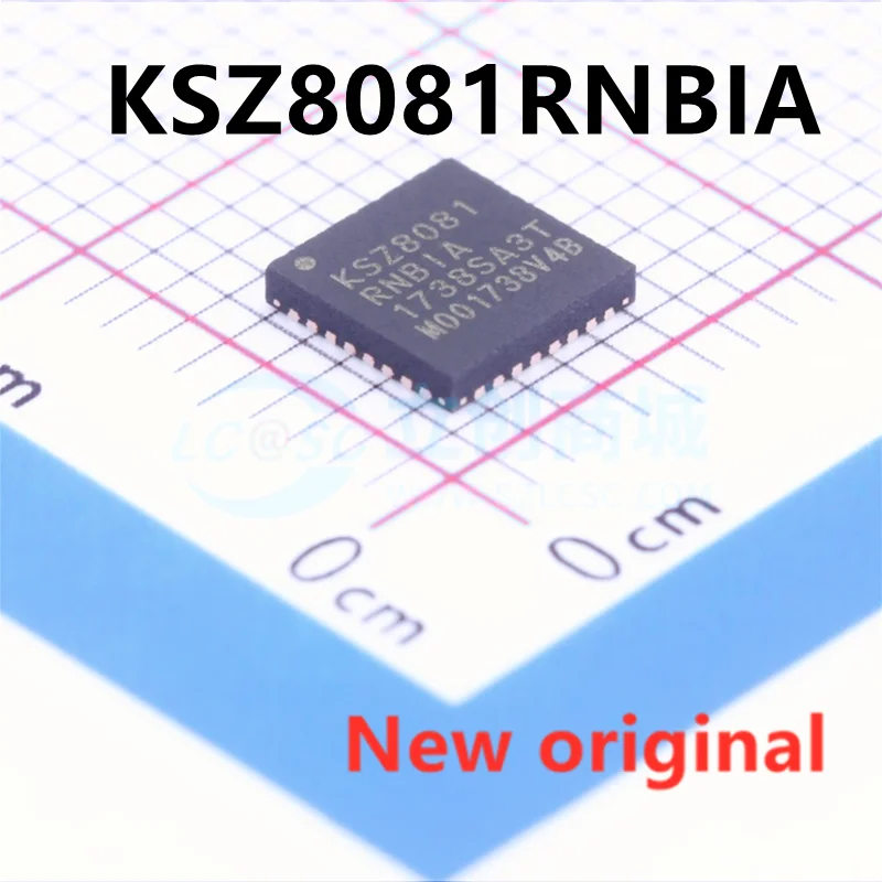 

10PCS New original KSZ8081RNBIA QFN-32 Ethernet transceiver chip KSZ8081