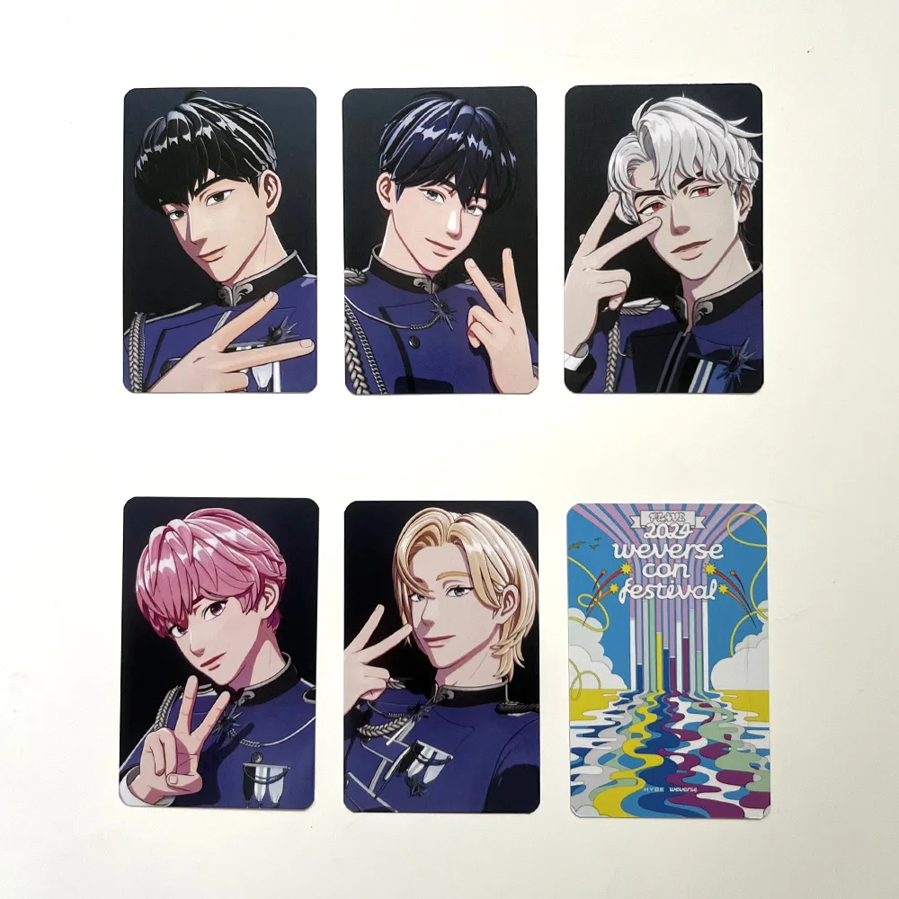 Kpop Photo Cards 5 Pcs/Set Korean Plave Lomo Card Asterum Double-sided Photocards