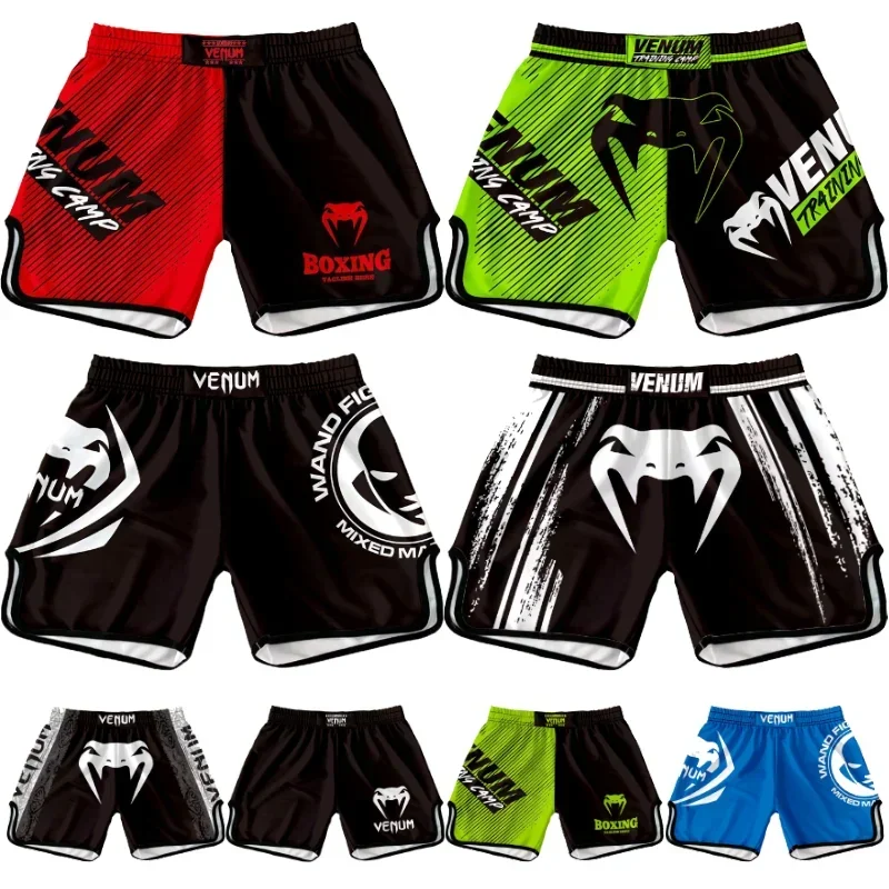 

Boxing Trunks Running Fitness Shorts Mixed Fighting Boxing Fighting Sanda Martial Arts Hall Muay MMA Thai Coach Training Shorts