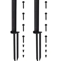 Coated Design Convenient And Efficient Solution Fence Post Anchor Ground Spike Heavy Duty Rust Resistant Specifications 2