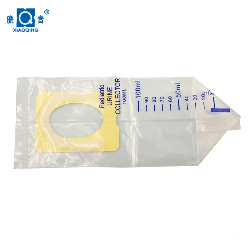 100 pcs disposable pediatric urine collector one time use baby use urine bag 100ml
