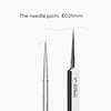 German Ultra-fine No. 5 Cell Pimples Blackhead Clip Tweezers Beauty Salon Special Scraping & Closing Artifact Acne Needle Tools 3