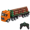1/18 Scale 9CH Semi Alloy ABS Made Radio Control Huina 1313 Timber Wood Transport Wagon Truck Model 1