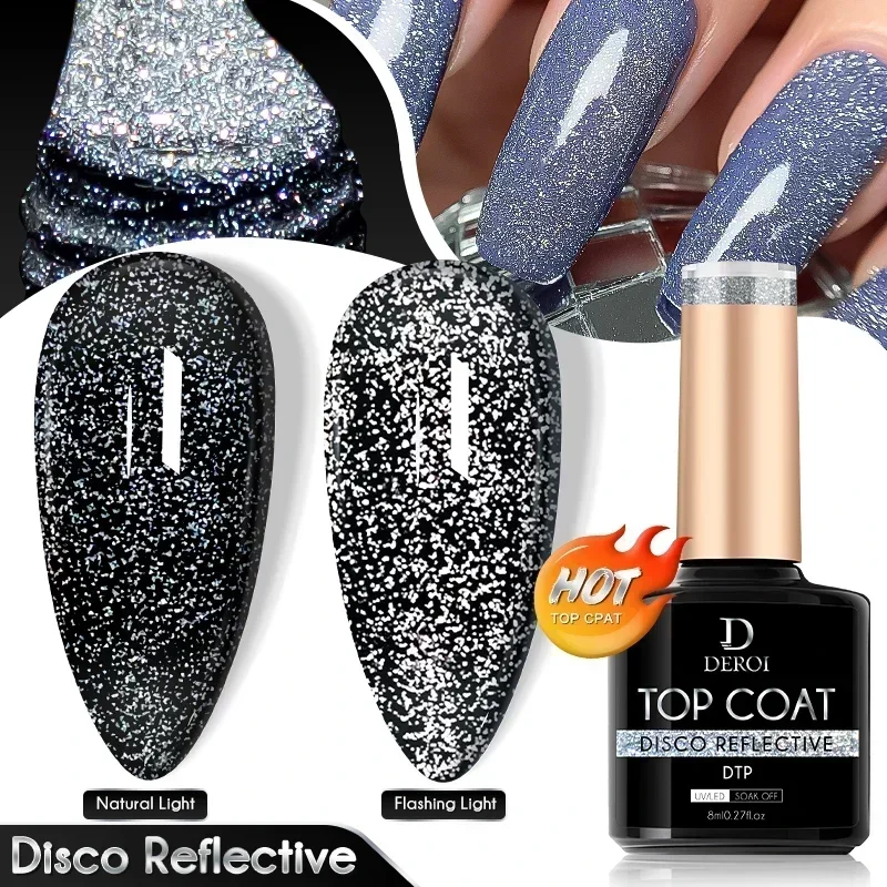 CNails No Wipe Gel Top Coat Clear Gel Base Coat Varnish Soak Off Flash Top Coat UV/LED Nail Art Accessories Matte Nail Polish 3