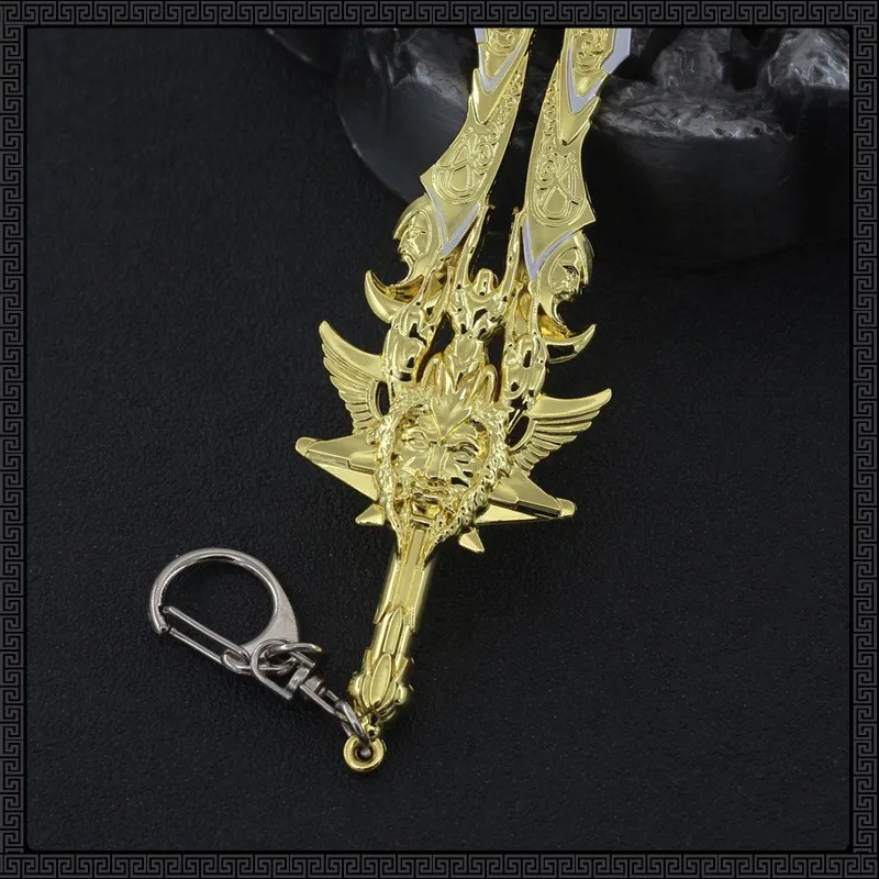 God of War sword of Olympus pendant keychain sterling silver 925