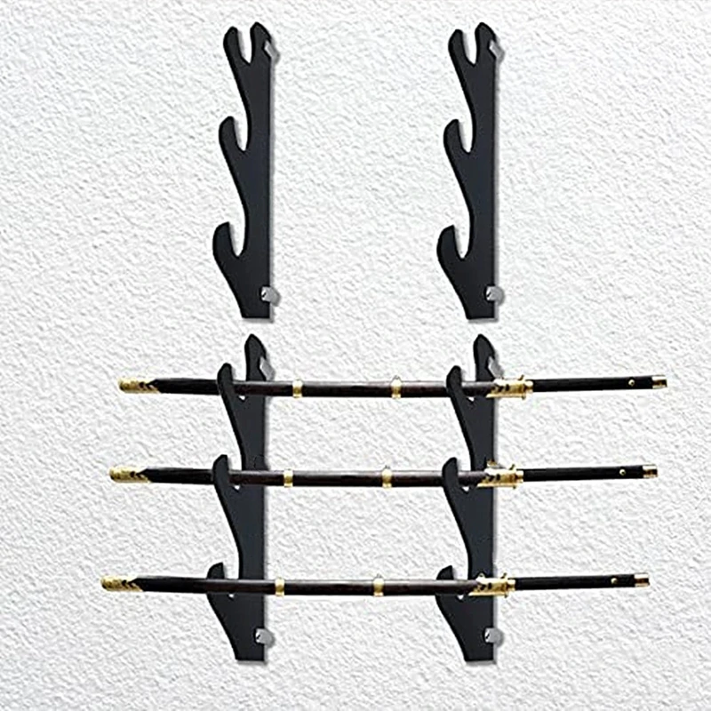 Wall-Mount-3-Tier-Sword-Stand-Density-Fiberboard-Without-Hardware ...