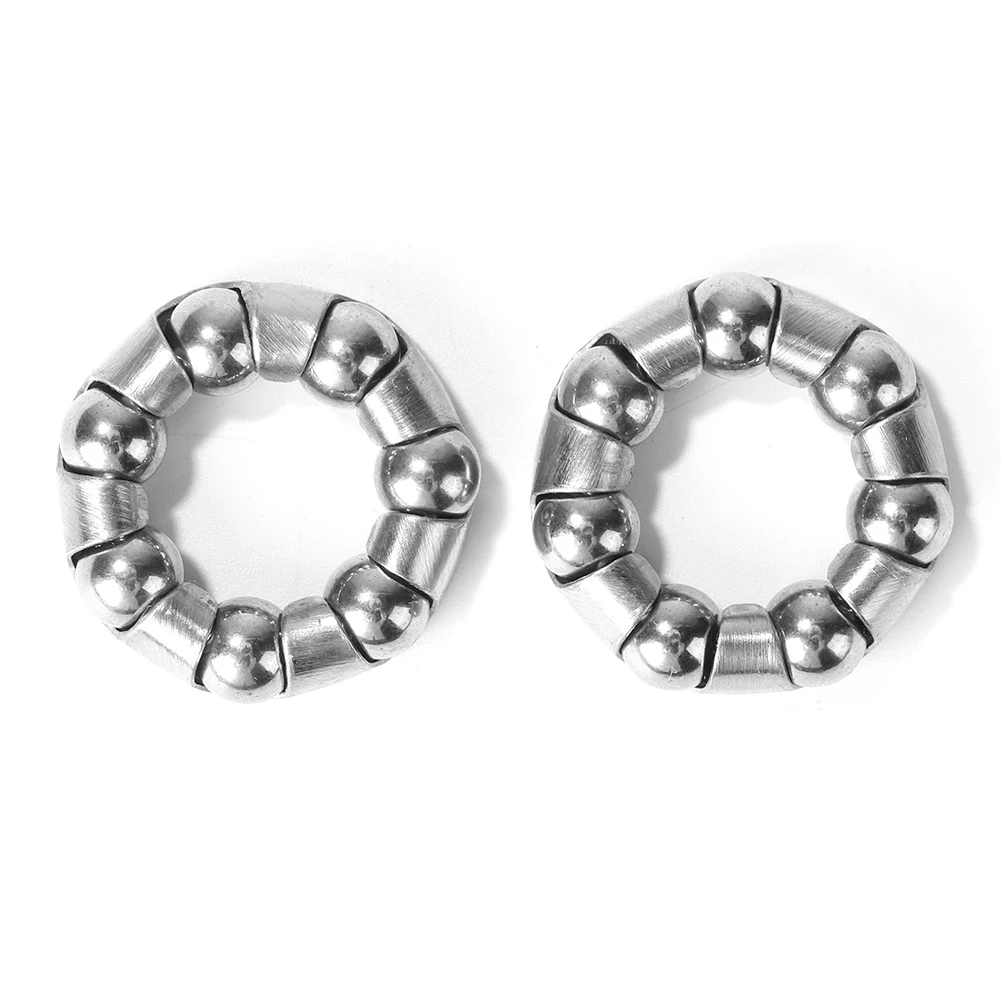 10pcs Bicycle Ball Bearings Mountain Cycling Front/Rear Wheel Axle 1/4 inch x 7 Steel Ball Bearing Replacement bicycle ball bearing
