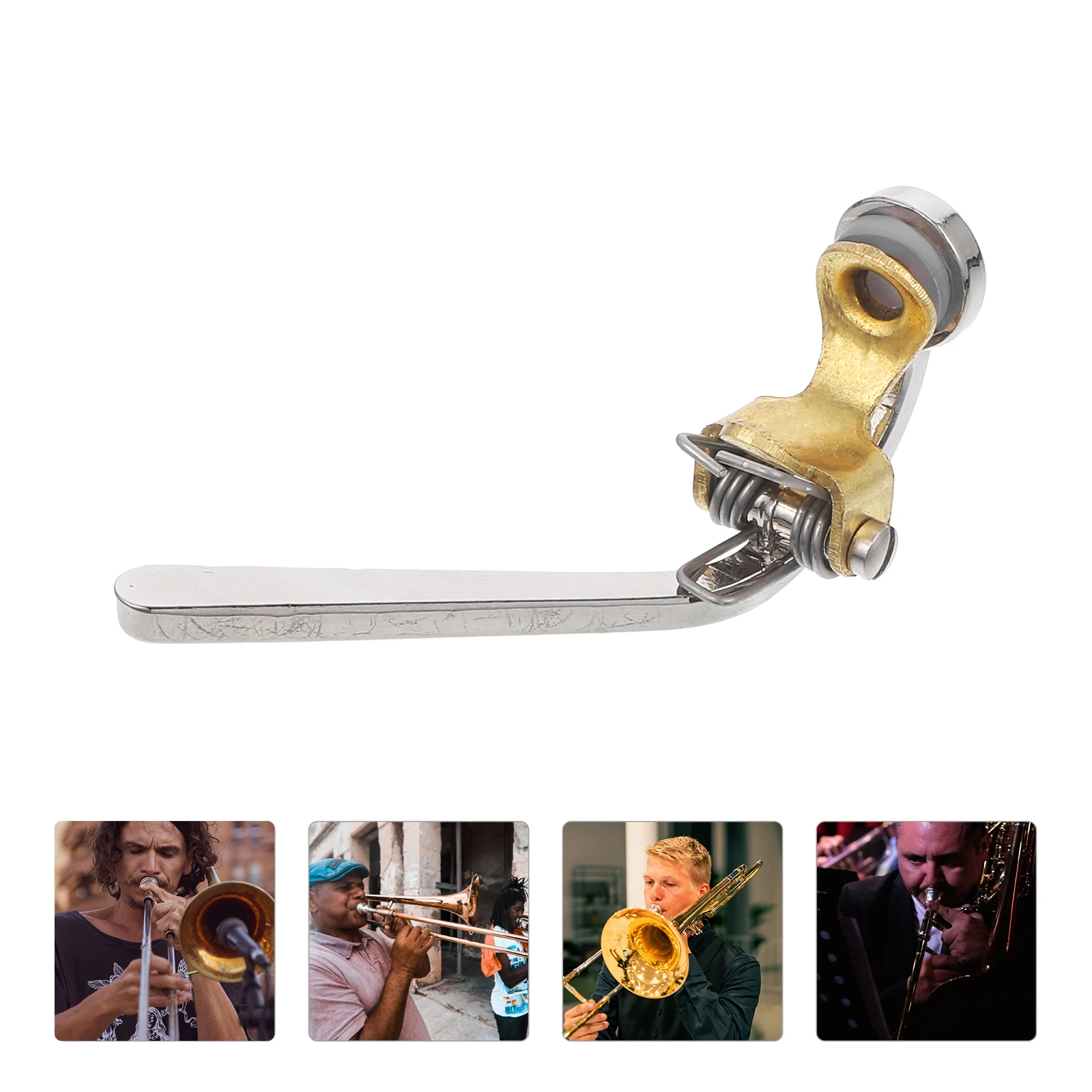 Trombone Watergate Key Bond With Cork Pad Drain Clique Trombone Accessory Durable Wind Instrument Watergate replacement trombone accessory