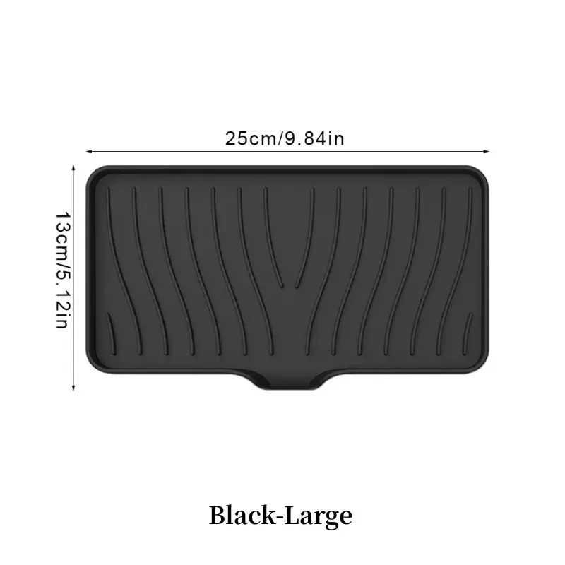 1 Pcs Silicone Soap Tray/Stand, Self-Draining Soap Pad,Multifunctional No-Punch Sink thumbnail 6