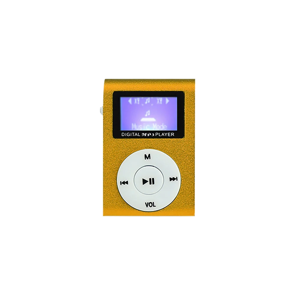 Versatile Metal Clip MP3 Music Player with Three Playback Modes