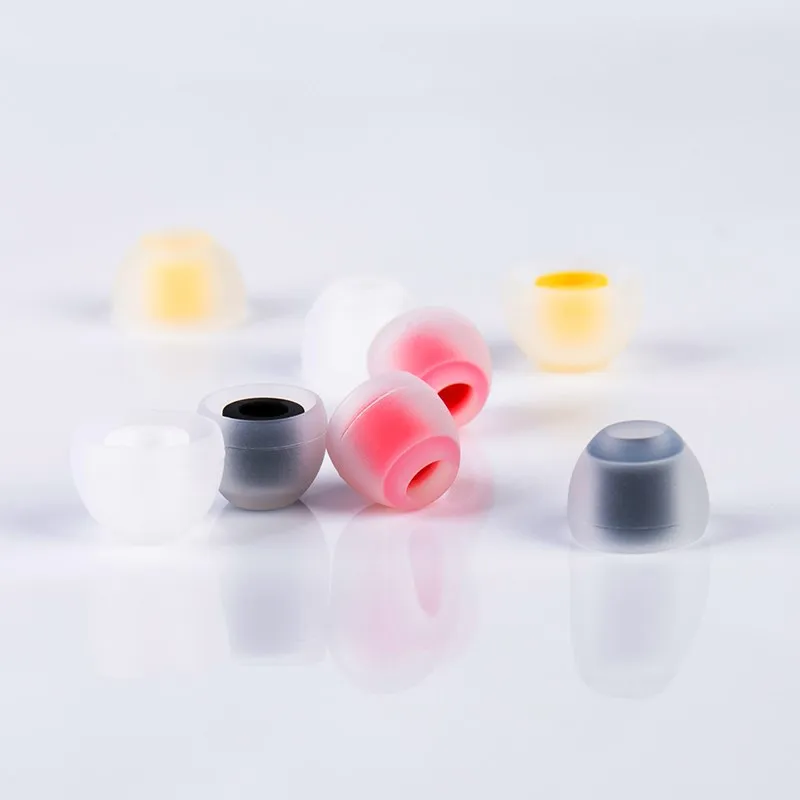 KBEAR 07 Silicone Upgrade Headphone Eartips 1pair(2pcs) 5pairs(10pcs) Noise Isolating With S M M- L Size For KBEAR TRI Earphone