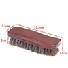 1 Pc Natural Wood Bristle Polish Brush Horse Hair Shoe Boot Brush Care Clean 6