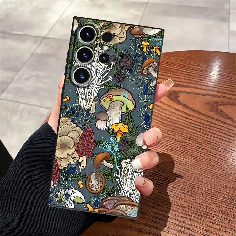Vintage Mushroom Soft Phone Cover Case