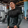 Dry Fit Compression Shirt Men Rashgard Fitness Long Sleeves Running Shirt Men Gym T Shirt Football Jersey Sportswear Sport Tight 3