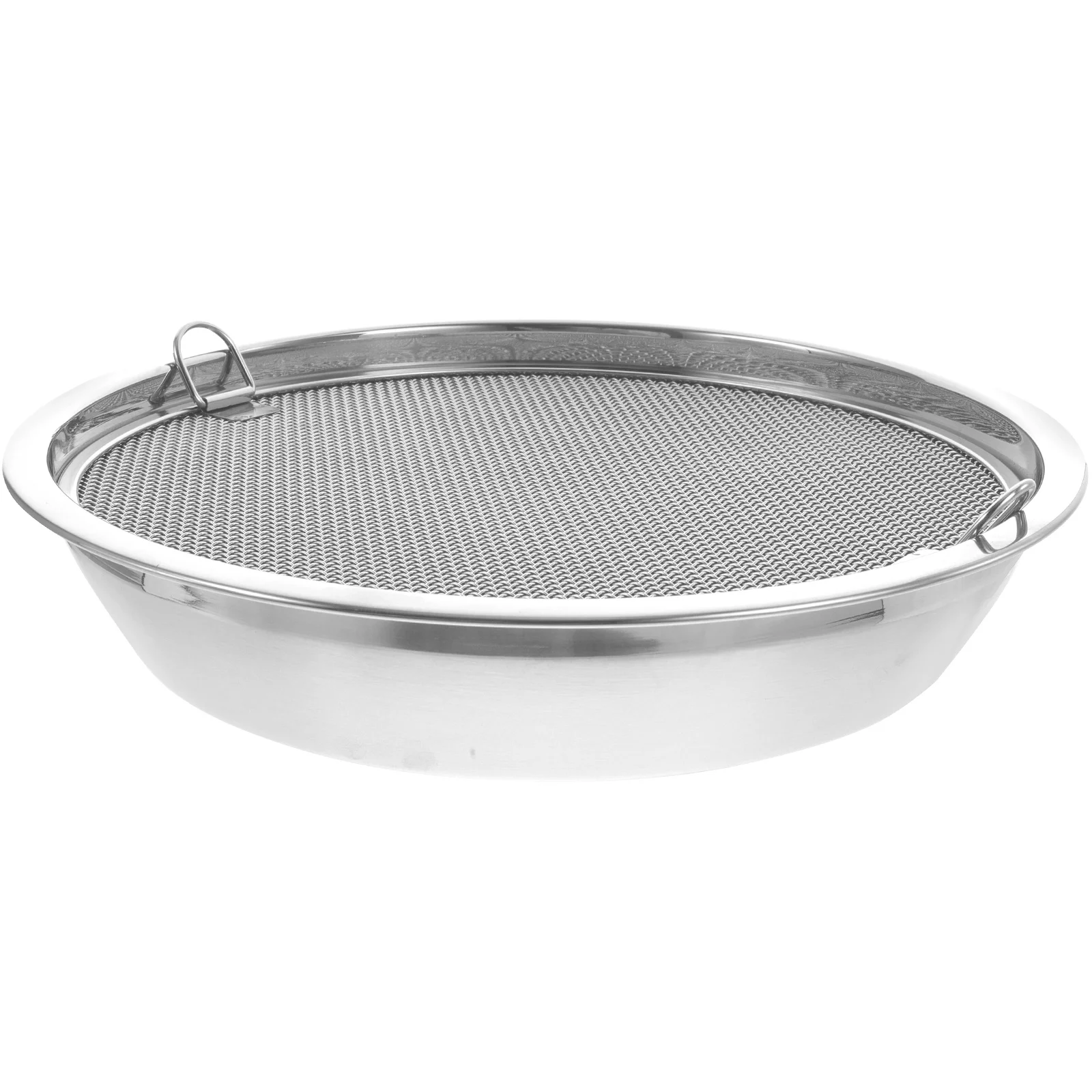 Stainless Steel Filter Pan Air Fryer Pans Oven Fried Food Container