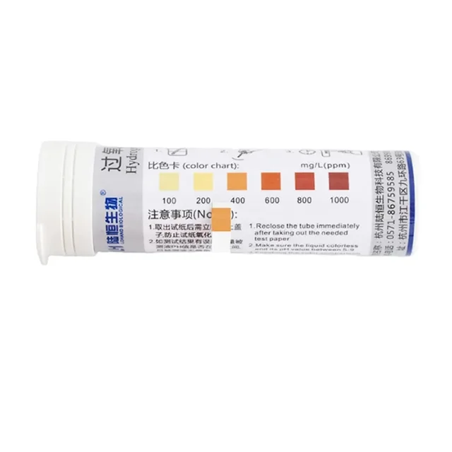 Rapid Test Series Hydrogen Test Paper Laboratory Testing Water Quality Peroxide LH-1002