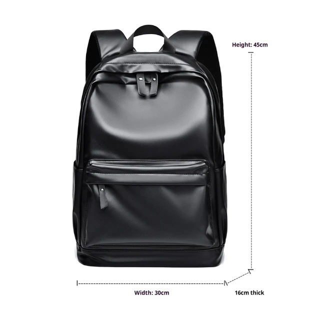 Men's casual business backpack, large capacity laptop bag, lightweight and durable, suitable for sports, travel and commuting 2