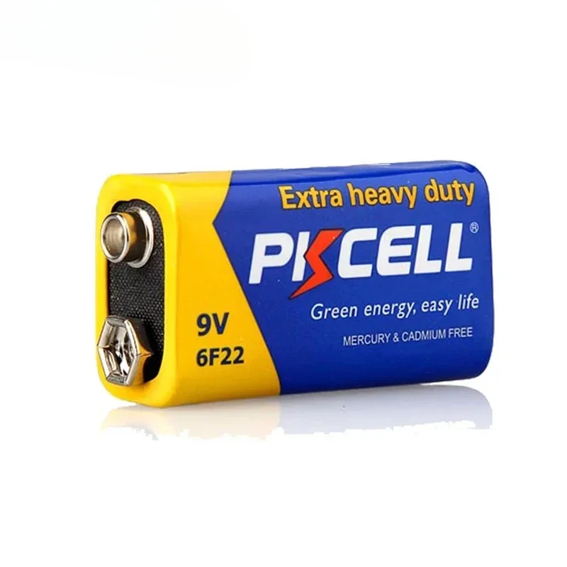 12PC PKCELL 9V 6F22  9 Volt Battery Equal to CR9V ER9V 6LR61 batteries Extra heavy duty Carbon Zinc Battery for electronic therm - 4