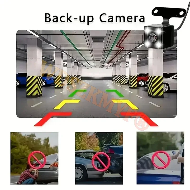 WIFI Car DVR Car recording 360° Car Camera 3/4Lens 1080P DashCam Front Left right Rear View Camera Car Accessory 24H HardwareKit