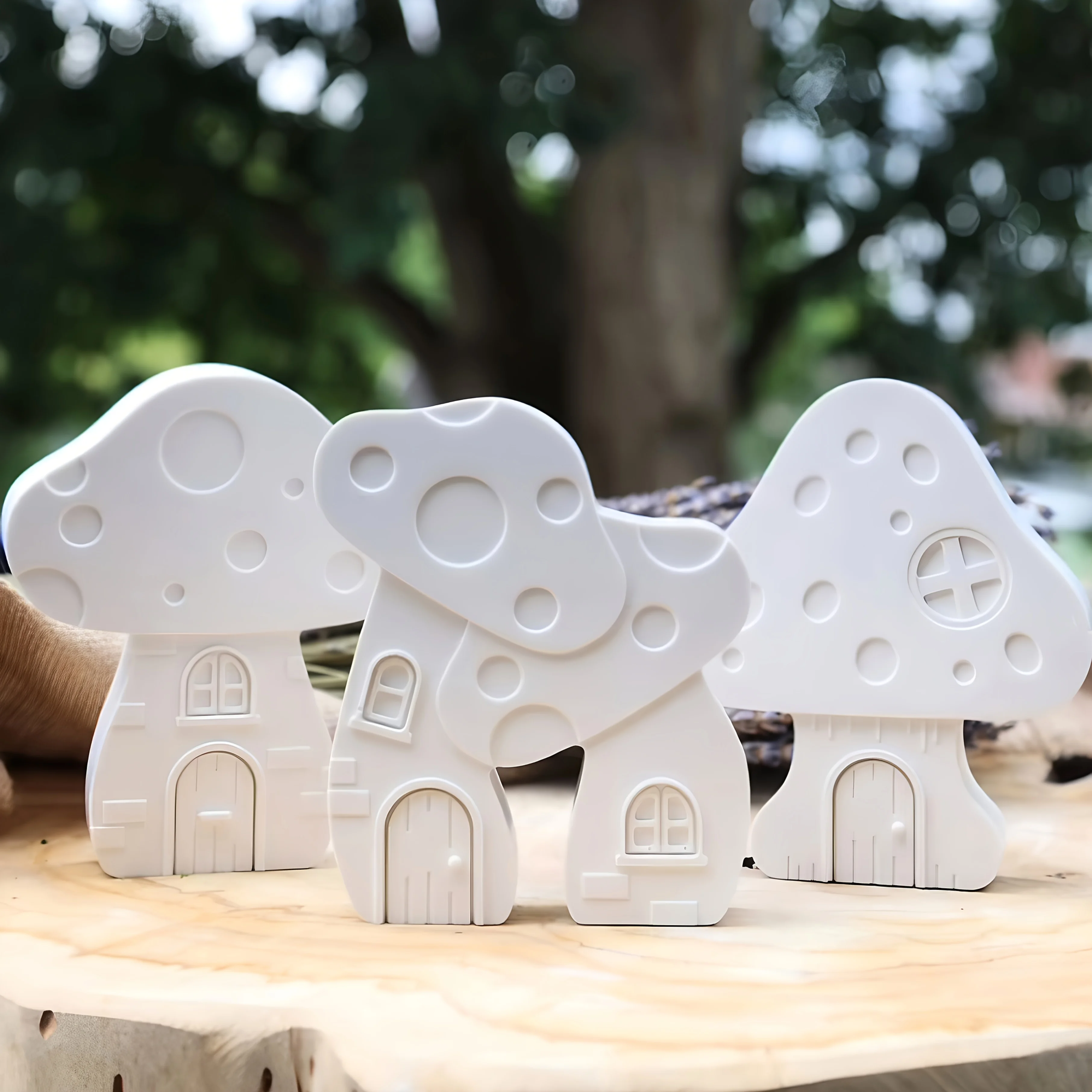 Charming Mushroom Cottage Mold for Creative Crafts & Decor