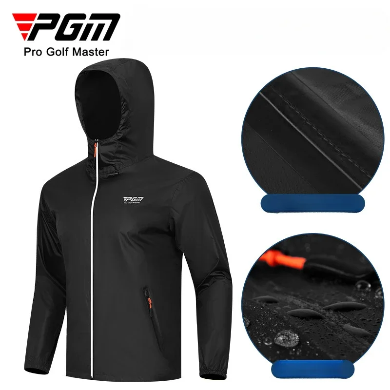 PGM Golf Raincoat Riding Hoodie Golf set Men's raincoat for rain protection, full body outfit, top, pants YF689