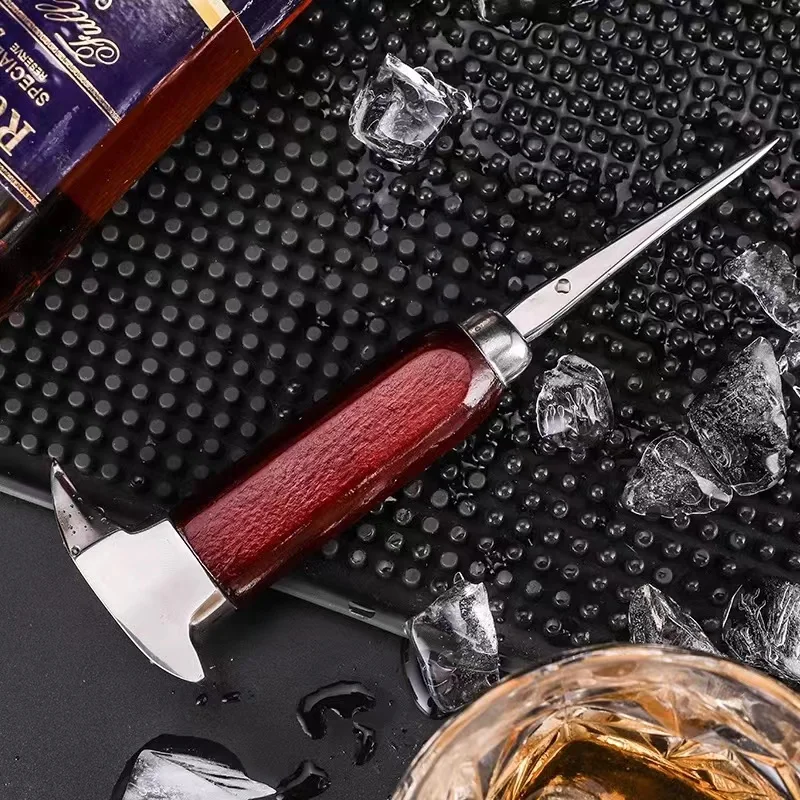 Ice Pick 304 Stainless Steel Three Pronged Crusher For Cocktail Bartender manual ice carving tool