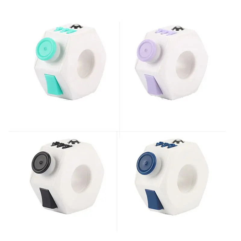 ZK20 Cube Toys Anti Stress  Anxiety Stress Relief Attention Decompression Toy Press Magic Stress Relief Cube For Kids and Adults 2