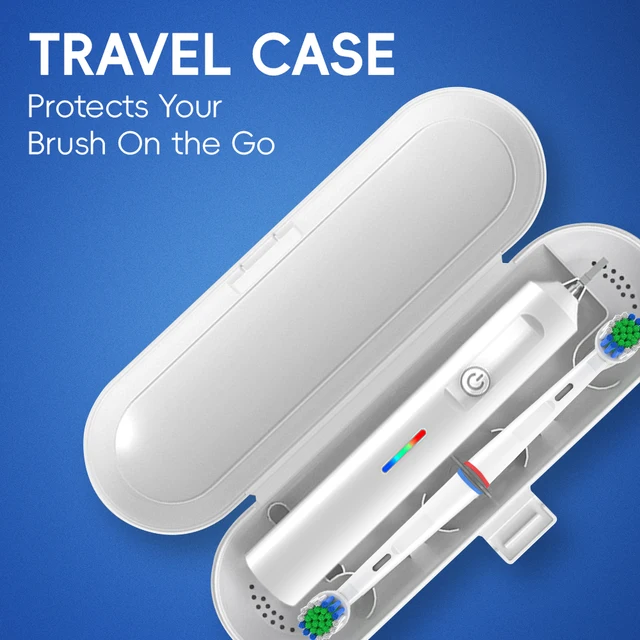 Smart Rotary Electric Toothbrush, Rechargeable Rotating Toothbrushes with 6 Heads, Compatible with Oral B Replacement Brush Head 4
