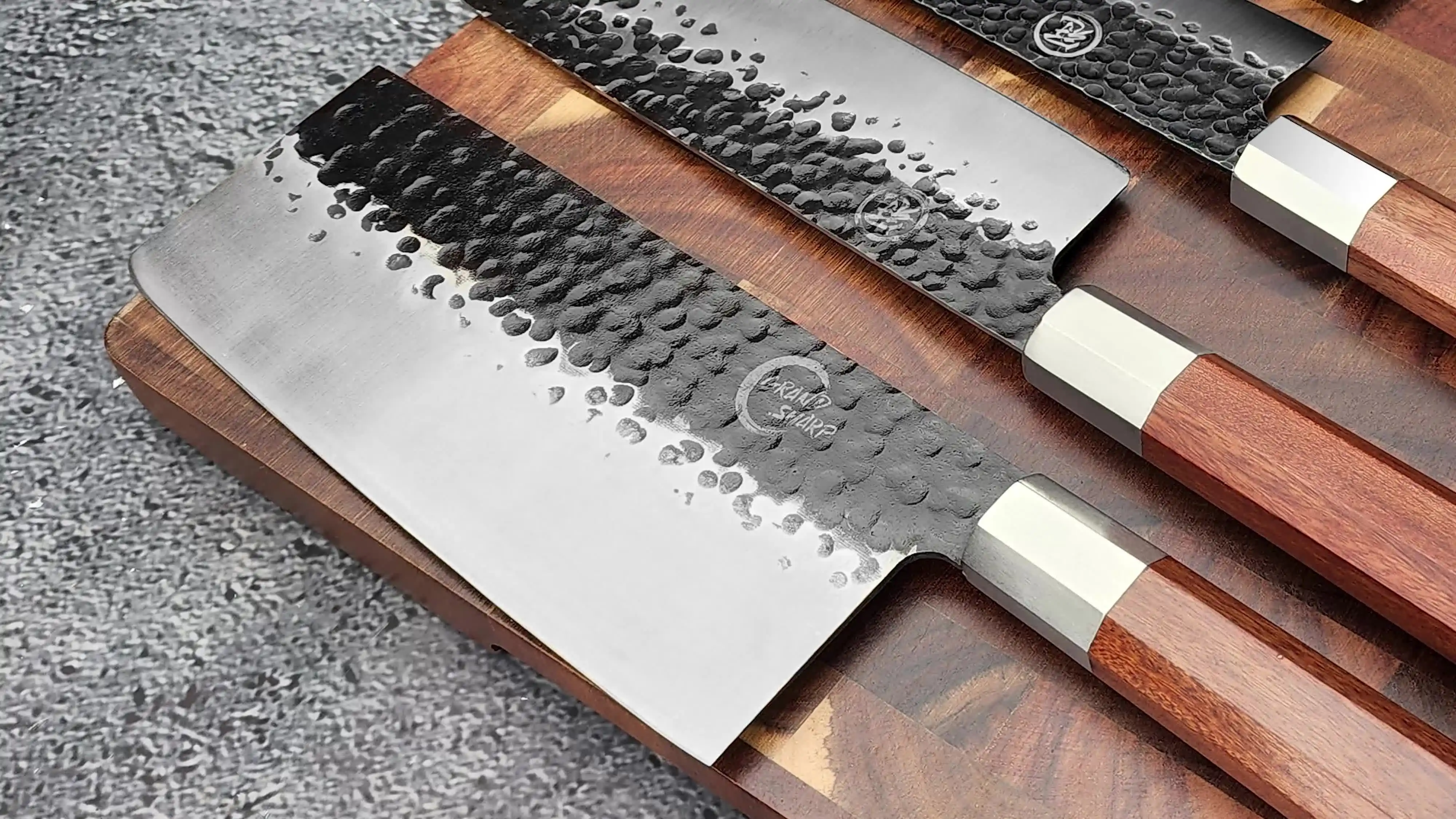 Профессиональный кухонный нож Grandsharp 7 5 дюйма из углеродистой стали