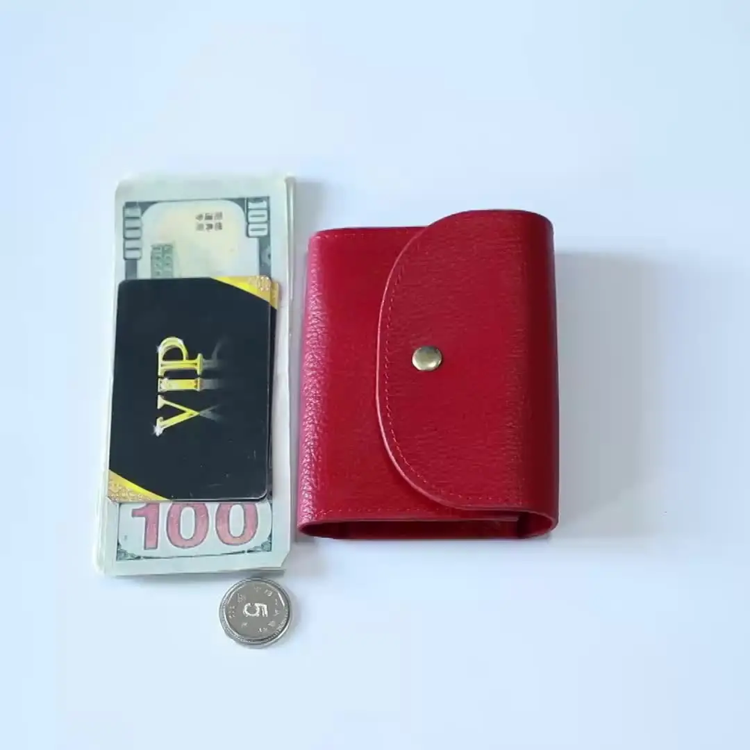 실용적인 여성용 소형 카드 지갑 간단하고 스타일리시 소형 카드 가방 학교 여자 코인 지갑