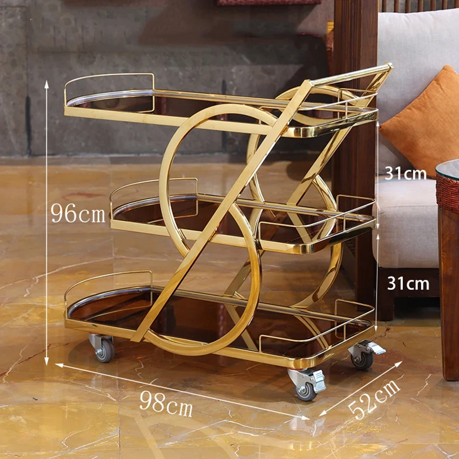 Storage Rack Trolley Wheel Universal Tool Box Camping Trolley Salon Nordic Professional Metal Kitchen Beauty Mueble Cocina Shelf