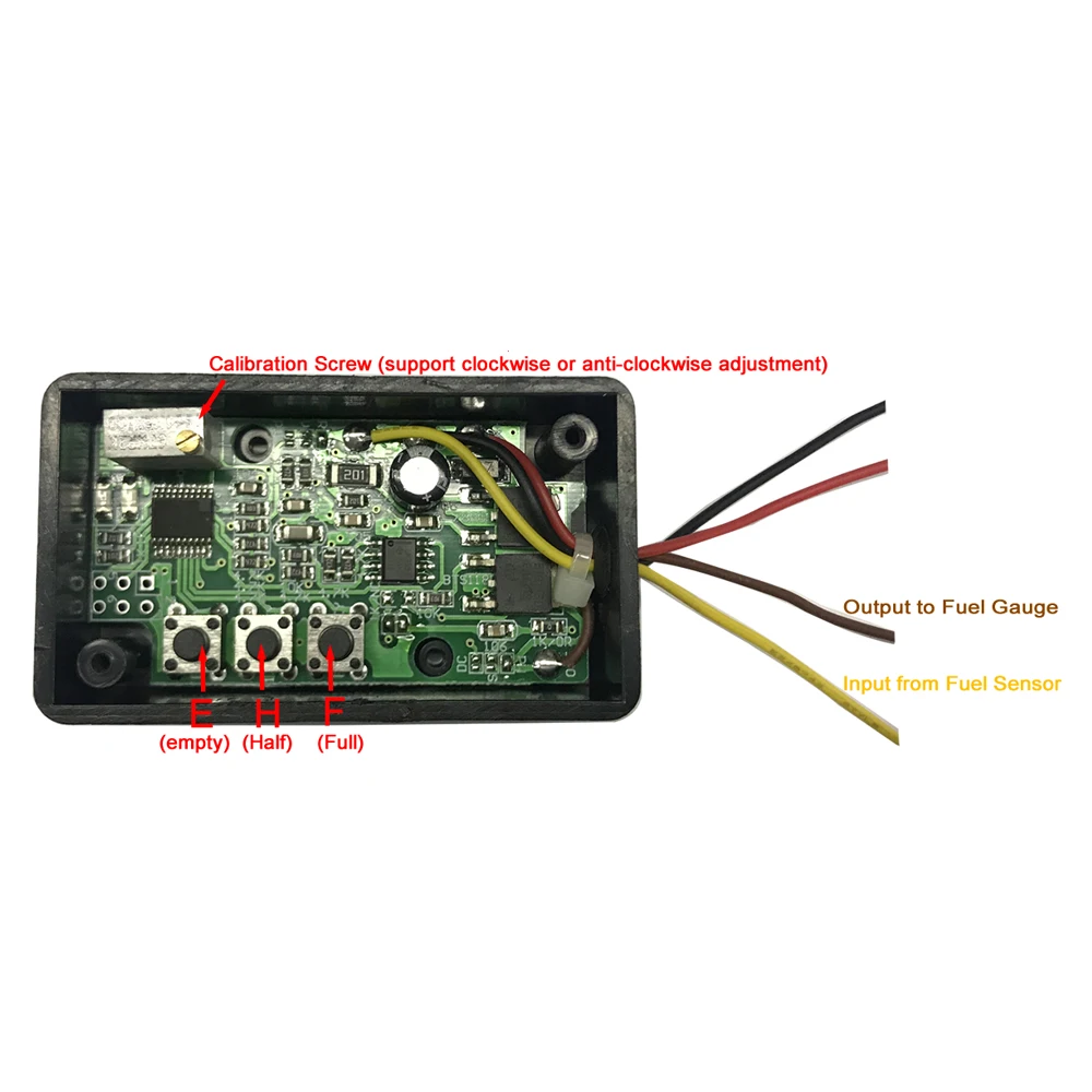Resistance Signal Convertor Shifter Ohm Range Invertor Interface Between Sender Gauge Fuel Gauge for All Level and Sensor