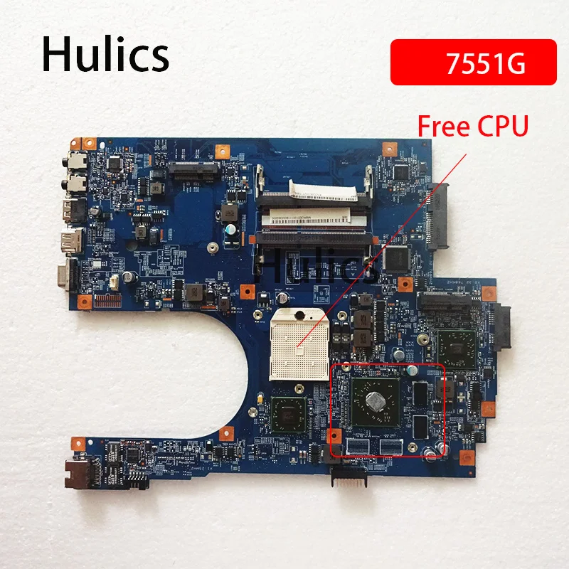 

Hulics Used FOR Acer ASPIRE 7551 7551G Motherboard MB.RCE01.001 MBRCE01001 JE70-DN 09929-1 48.4HP01.011 Mainboard Free CPU