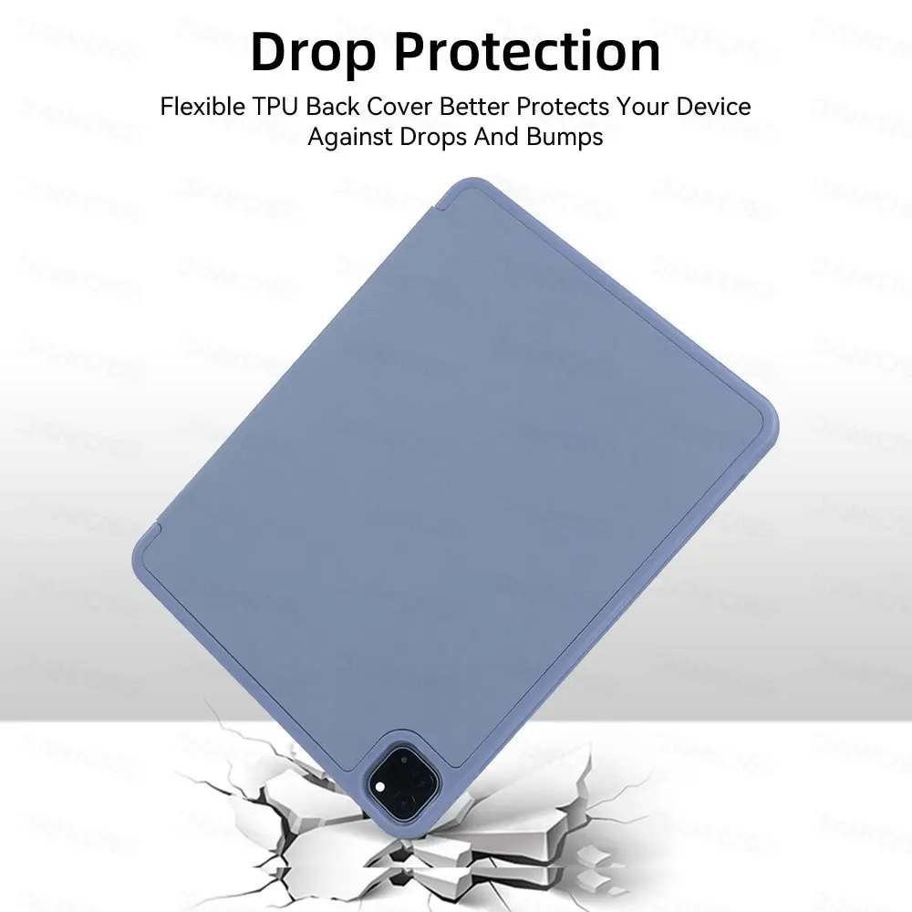 Versatile Anti-Scratch & Anti-Drop Tablet Case with Pencil Holder