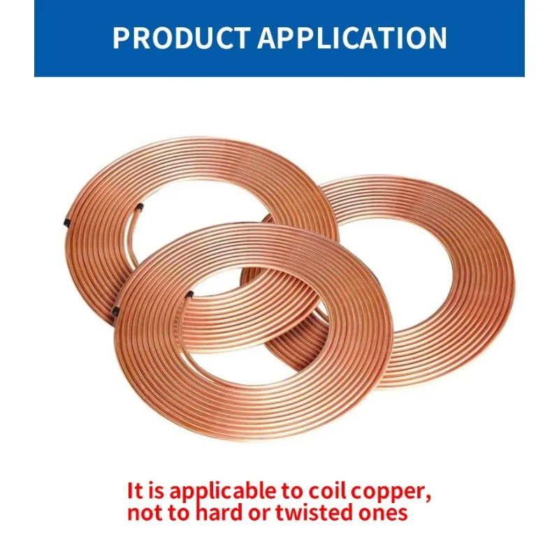 3/16-5/8 Inch Handheld Tubing Straightener Tool for Brake and Fuel Line Compatible with Copper Stainless Steel Aluminum Tubing 2