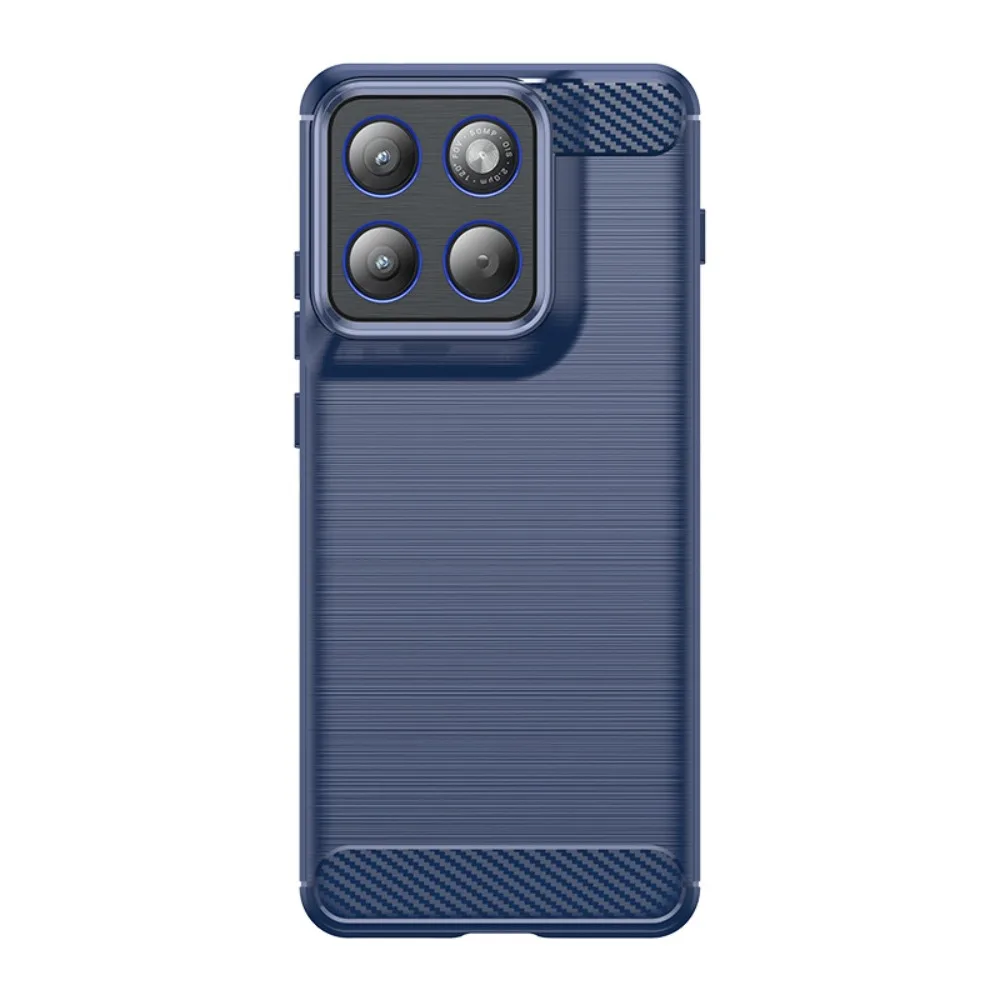 Premium Carbon Fiber Soft TPU Silicone Back Cover Phone Case